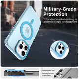 Husa de protectie Techsuit CandyCase MagSafe compatibil cu iPhone 15 Pro Max, Albastru