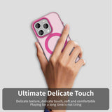 Husa de protectie Techsuit CandyCase MagSafe compatibil cu iPhone 15 Pro, Roz