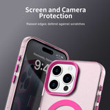 Husa de protectie Techsuit CandyCase MagSafe compatibil cu iPhone 15 Pro, Roz