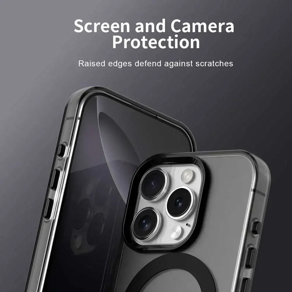 Husa de protectie Techsuit CandyCase MagSafe compatibil cu iPhone 16 Pro, Albastru