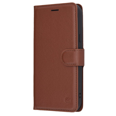 Husa de protectie Techsuit Leather Folio compatibil cu Google Pixel 10 / 10 Pro, Maro
