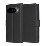 Husa de protectie Techsuit Leather Folio compatibil cu Google Pixel 10 / 10 Pro, Negru