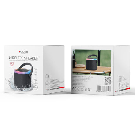 Yesido Wireless Speaker YSW25 hangszóró, fekete