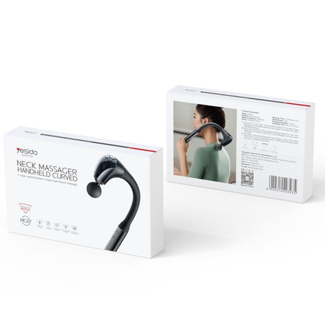 Yesido Handheld Back Massager (MG07), 15W, 1500mAh, 5 Levels of Intensity Adjustable, Negru