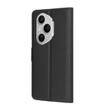 Husa de protectie Techsuit Leather Folio compatibil cu Honor 400 Pro, Negru
