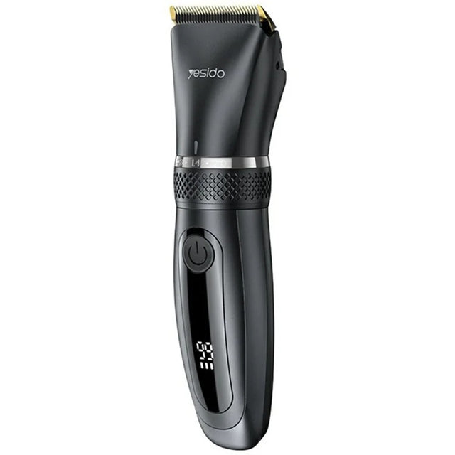 Yesido Hair Clipper (MG06), USB, 1200mAh, IPX5 Waterproof, Power Display, 5 Stages Length, Negru