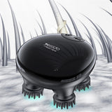 Yesido Handheld Head Massager (MG04), with 4 Gear Head Scratcher, Electrical Muscle Stimulation, 1200mAh, 3200RPM, Negru