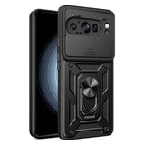 Husă Techsuit CamShield Series neagră pentru Google Pixel 9 Pro XL