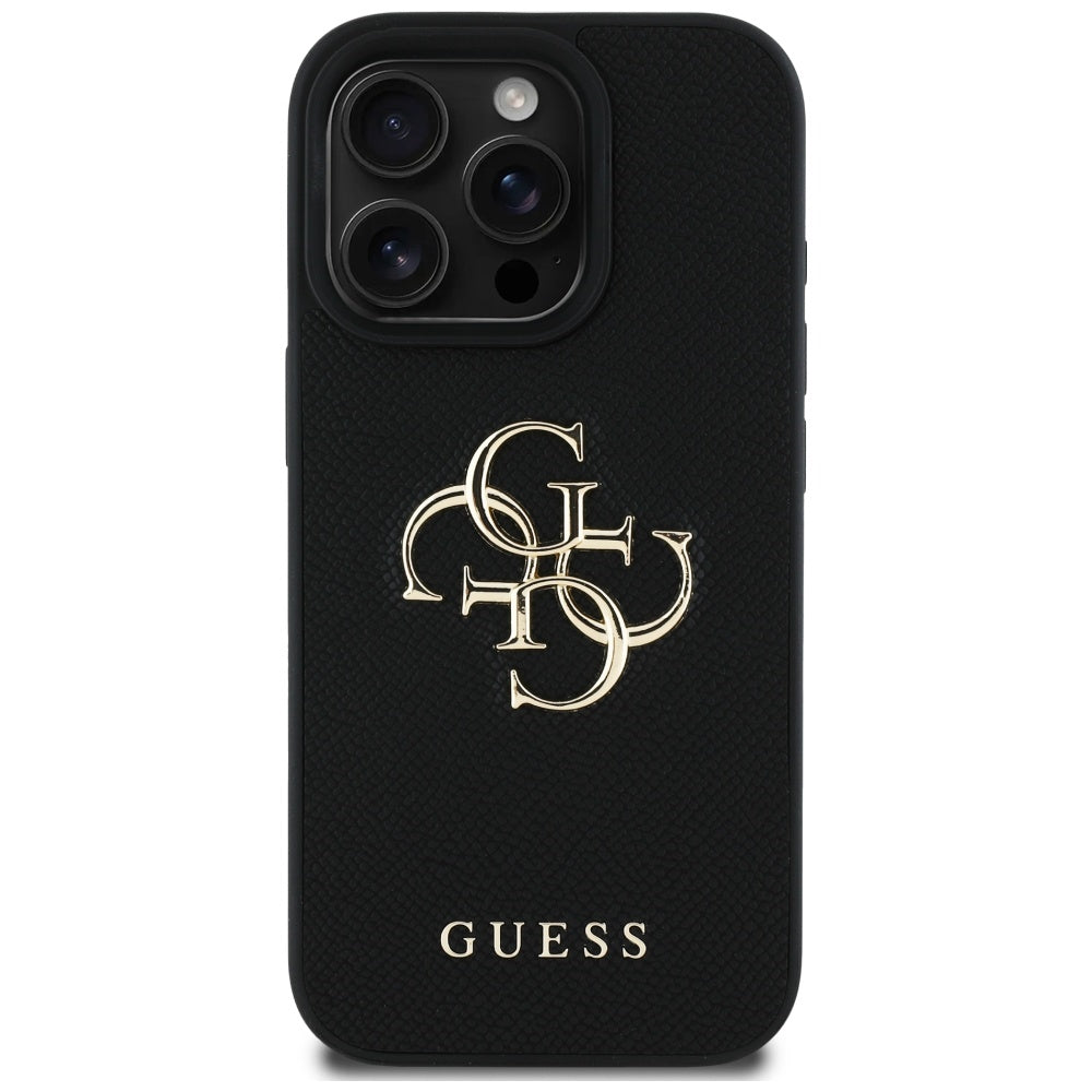 Husa de protectie Guess Hardcase compatibil cu iPhone 16 Pro, Negru