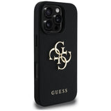 Husa de protectie Guess Hardcase compatibil cu iPhone 16 Pro, Negru