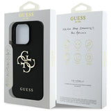 Husa de protectie Guess Hardcase compatibil cu iPhone 16 Pro, Negru