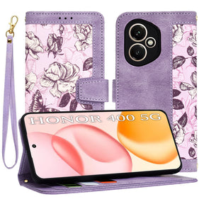 Husa de protectie Techsuit FlipCraft compatibil cu Honor 400, Mysterious Purple