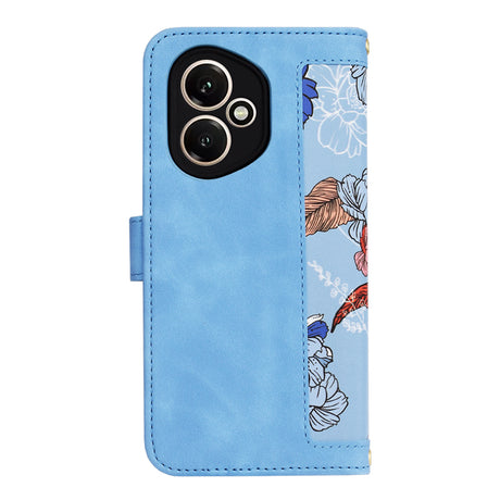 Husa de protectie Techsuit FlipCraft compatibil cu Honor 400, Vibrant Blue