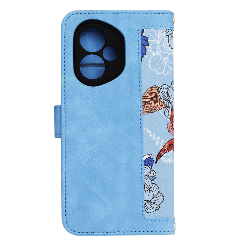 Husa de protectie Techsuit FlipCraft compatibil cu Honor 400, Vibrant Blue