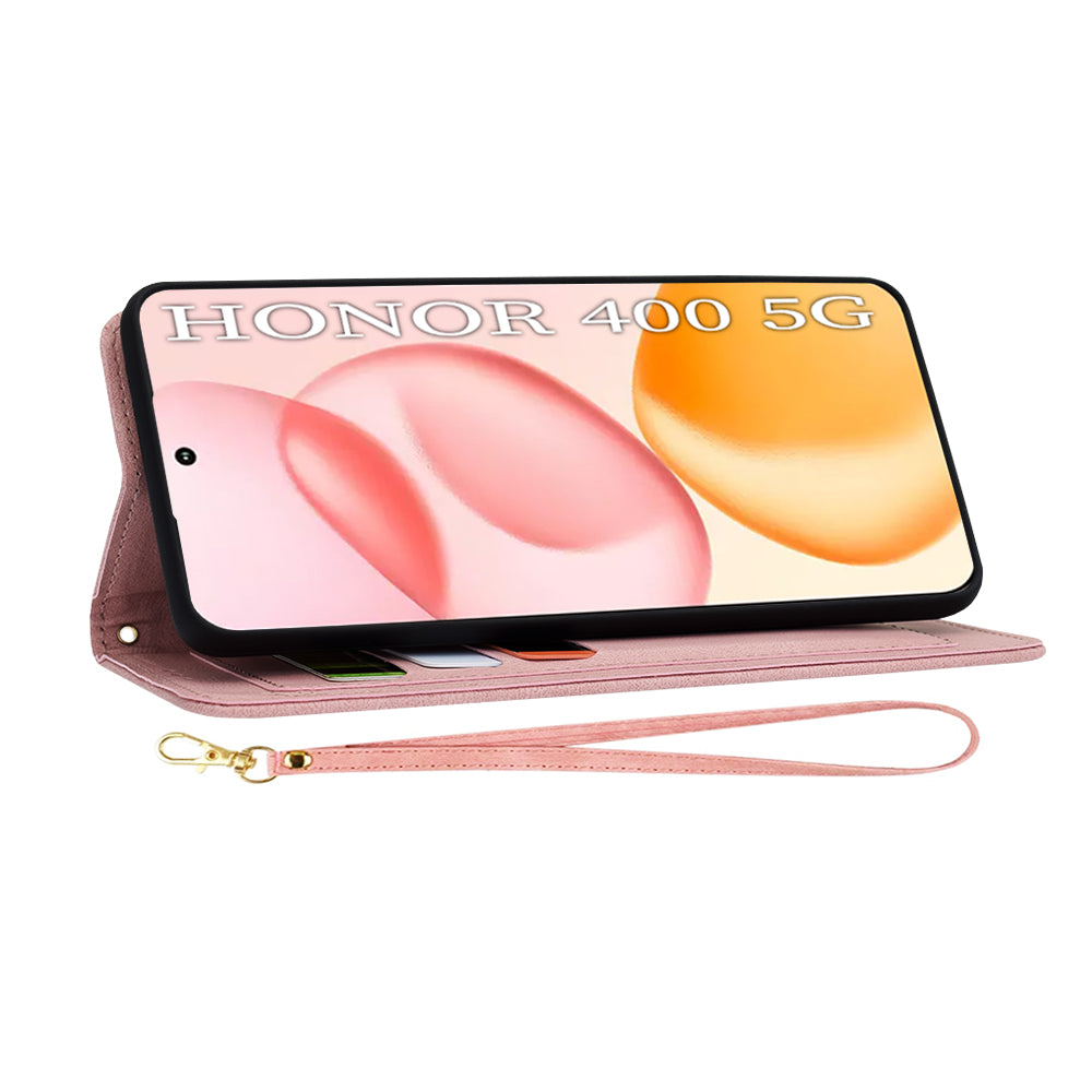 Husa de protectie Techsuit FlipCraft compatibil cu Honor 400, Sweetheart Pink
