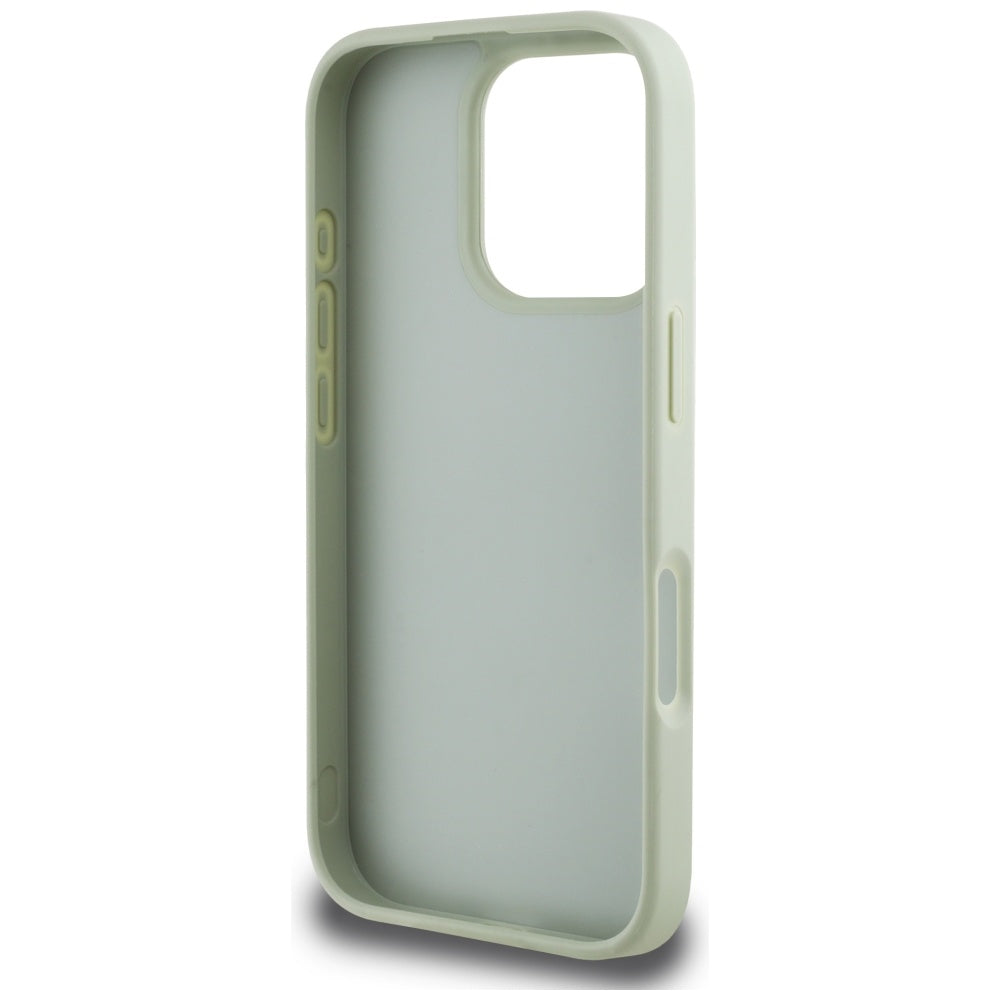 Husa de protectie Guess Hardcase Grained Big 4G Logo Small Classic Logo (GUHCP16XPGT4MBN) compatibil cu iPhone 16 Pro Max, Verde