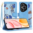 Husa de protectie Techsuit FlipCraft compatibil cu Honor 400 Pro, Vibrant Blue