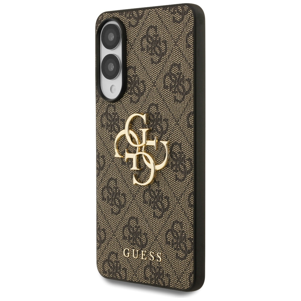 Husa de protectie Guess Hardcase Big 4G Logo Classic Logo (GUHCS25E4GMGBR) compatibil cu Samsung Galaxy S25 Edge, Maro