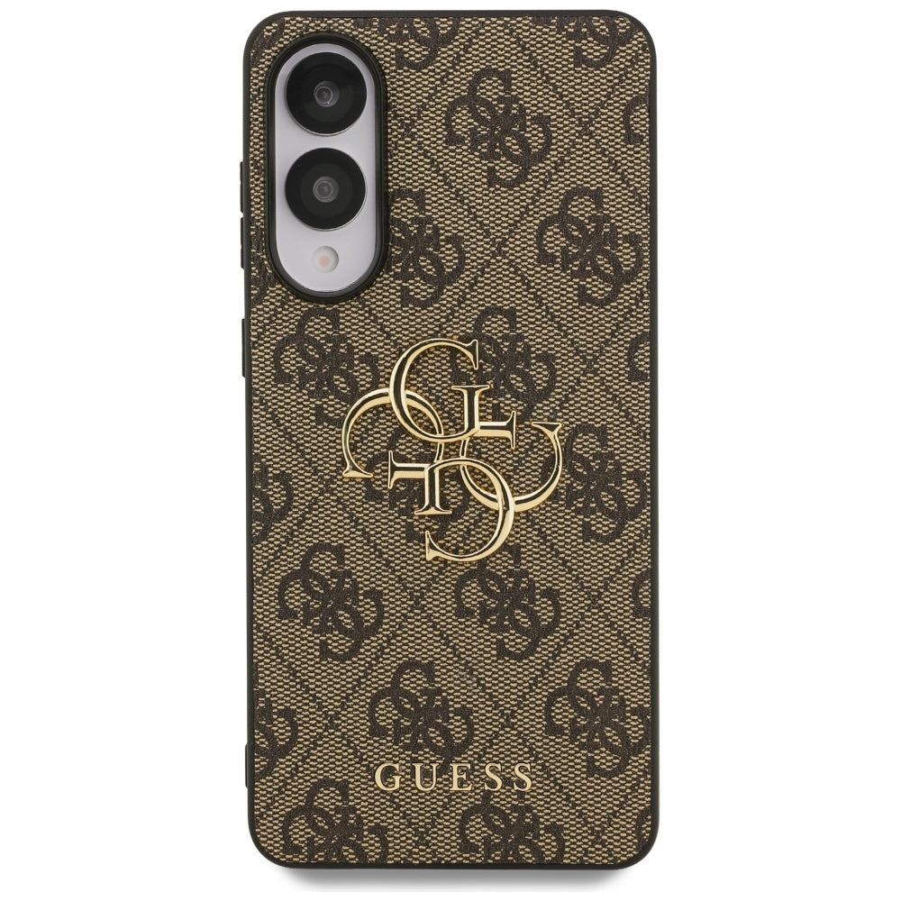 Husa de protectie Guess Hardcase Big 4G Logo Classic Logo (GUHCS25E4GMGBR) compatibil cu Samsung Galaxy S25 Edge, Maro