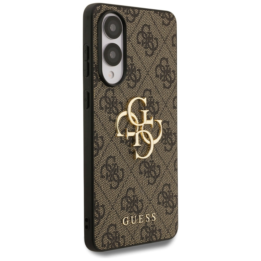 Husa de protectie Guess Hardcase Big 4G Logo Classic Logo (GUHCS25E4GMGBR) compatibil cu Samsung Galaxy S25 Edge, Maro