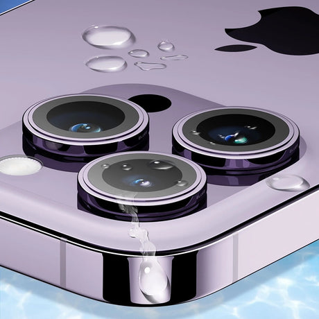 Folie de protectie Blueo Sapphire Crystal Original Lens Glass compatibil cu iPhone 14 Pro / iPhone 14 Pro Max, Colorful