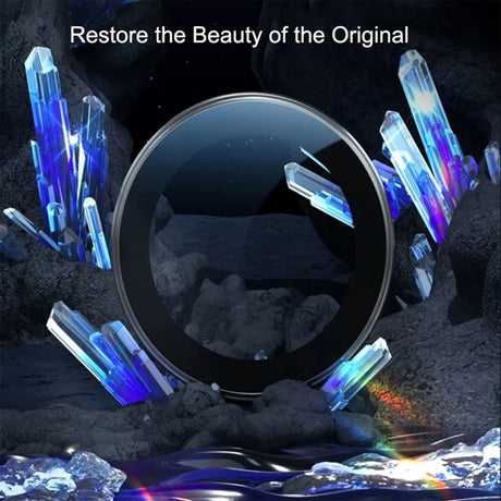 Folie de protectie Blueo Sapphire Crystal Original Lens Glass compatibil cu iPhone 14 Pro / iPhone 14 Pro Max, Argintiu
