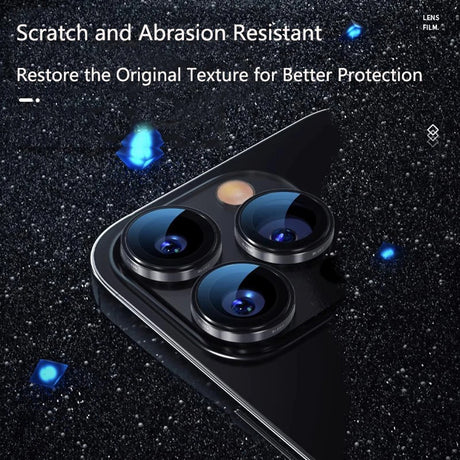 Folie de protectie Blueo 99 Anti-Reflective Lens Glass compatibil cu iPhone 15 Pro /iPhone 15 Pro Max /iPhone 16 Pro /iPhone 16 Pro Max, Auriu En Titanium