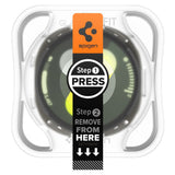 Accesoriu smartwatch Spigen (set de 2) Glas.tR EZ Fit (AGL09874) compatibil cu Samsung Galaxy Watch8 40mm, Transparent