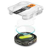Accesoriu smartwatch Spigen (set de 2) Glas.tR EZ Fit (AGL09874) compatibil cu Samsung Galaxy Watch8 40mm, Transparent