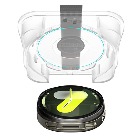 Accesoriu smartwatch Spigen (set de 2) Glas.tR EZ Fit (AGL09876) compatibil cu Samsung Galaxy Watch8 44mm, Transparent