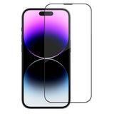 Folie de protectie Blueo Premium Sapphire Non Breaking / Scratching 9H Glass compatibil cu iPhone 15 Pro Max, Negru
