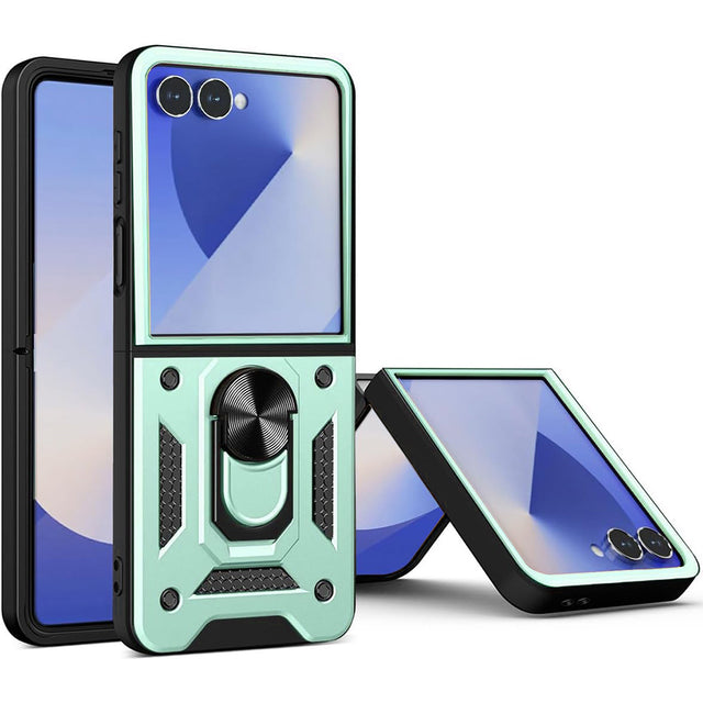 Husa de protectie Techsuit CamShield Series compatibil cu Samsung Galaxy Z Flip7, Verde