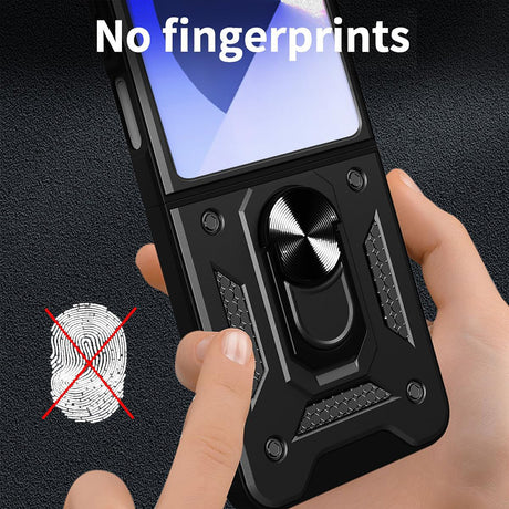 Husa de protectie Techsuit CamShield Series compatibil cu Samsung Galaxy Z Flip7, Negru