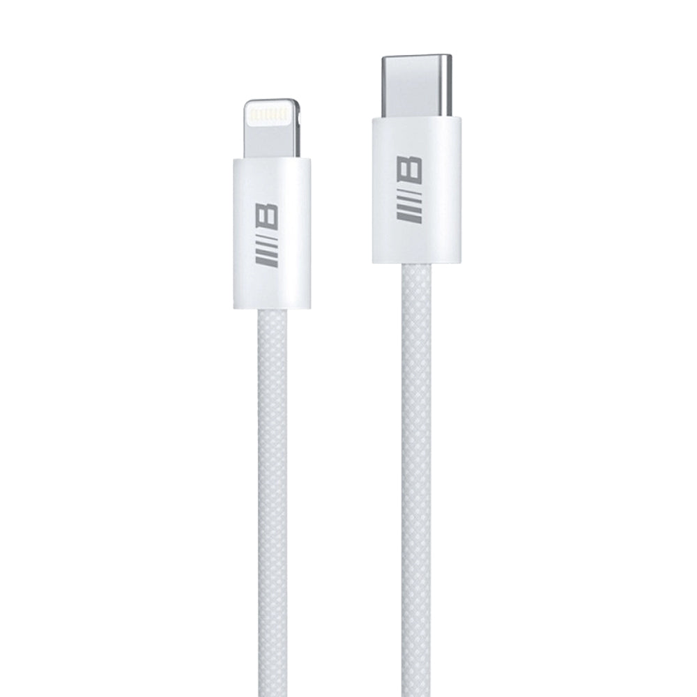 Cablu Blueo Data Cable, Type-C to Lightning, Fast Charging, Braided, 2m, Alb