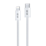 Cablu Blueo Data Cable, Type-C to Lightning, Fast Charging, Braided, 2m, Alb