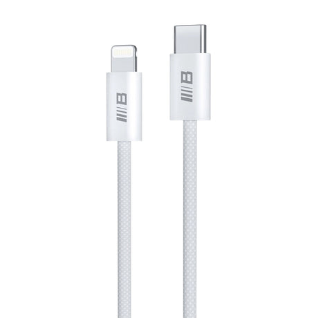 Cablu Blueo Data Cable, Type-C to Lightning, Fast Charging, Braided, 2m, Alb