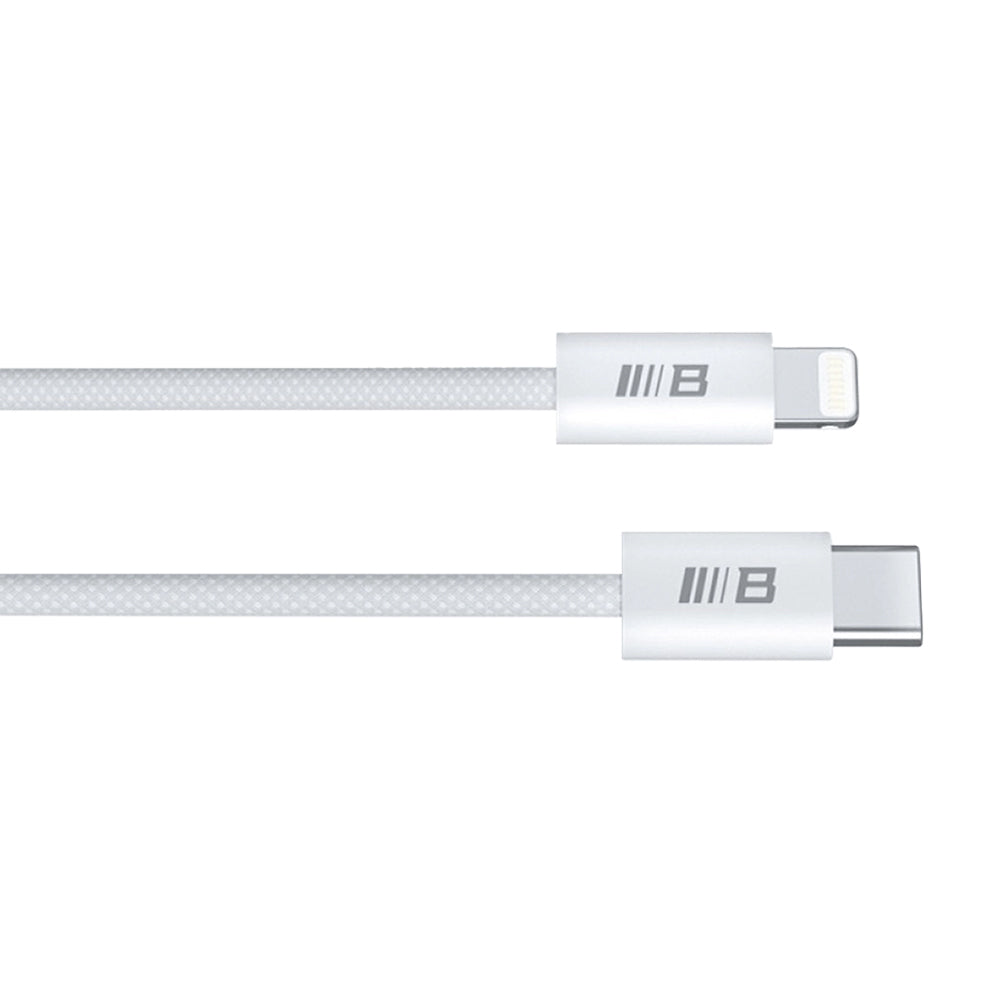 Cablu Blueo Data Cable, Type-C to Lightning, Fast Charging, Braided, 2m, Alb