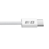 Cablu Blueo Data Cable, Type-C to Type-C, Fast Charging, Braided, 1.2m, Alb
