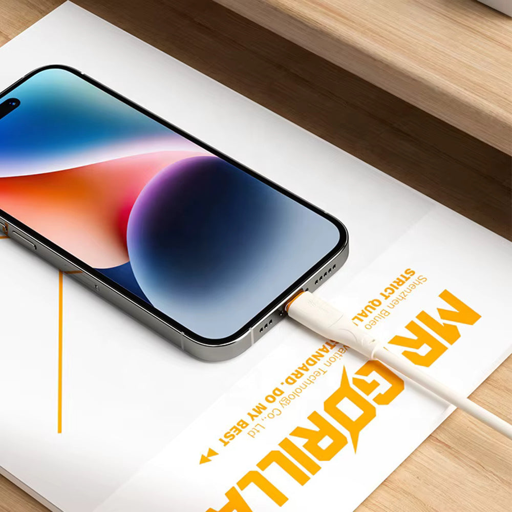 Cablu Blueo Ape Lengend, Type-C to Lightning, Fast Charging, 1.5m, Portocaliu
