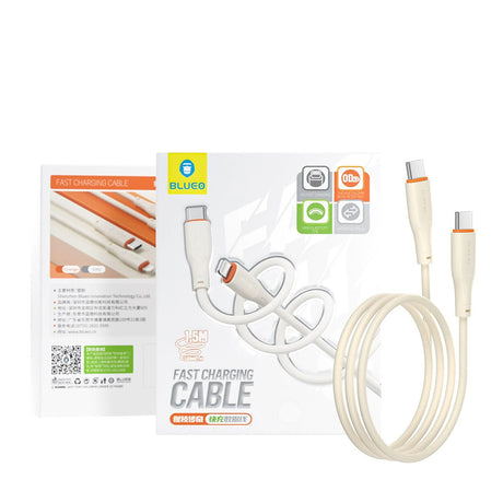 Cablu Blueo Ape Lengend, Type-C to Type-C, Fast Charging, 1.5m, Portocaliu