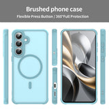 Husa de protectie Techsuit HaloFrost II MagSafe compatibil cu Samsung Galaxy S25 FE, Verde Menta