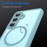 Husa de protectie Techsuit HaloFrost II MagSafe compatibil cu Samsung Galaxy S25 FE, Verde Menta