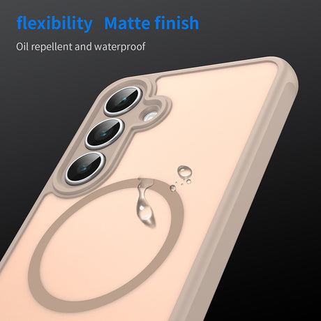 Husa de protectie Techsuit HaloFrost II MagSafe compatibil cu Samsung Galaxy S25 FE, Auriu