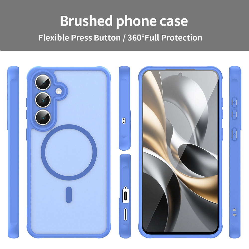 Husa de protectie Techsuit HaloFrost II MagSafe compatibil cu Samsung Galaxy A17 5G / A17 4G / M17 / F17, Albastru Cer