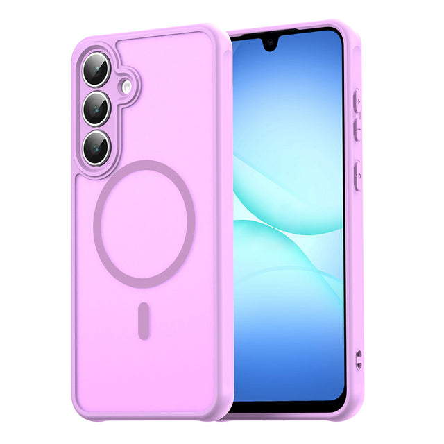 Husa de protectie Techsuit HaloFrost II MagSafe compatibil cu Samsung Galaxy A17 5G / A17 4G / M17 / F17, Roz
