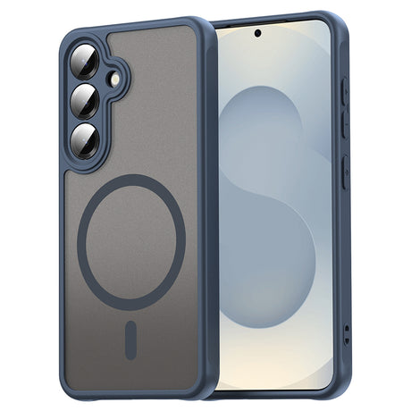 Husa de protectie Techsuit HaloFrost II MagSafe compatibil cu Samsung Galaxy S25 FE, Bleumarin