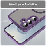 Husa de protectie Techsuit HaloFrost II MagSafe compatibil cu Samsung Galaxy S25 FE, Mov
