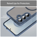 Husa de protectie Techsuit HaloFrost II MagSafe compatibil cu Samsung Galaxy S25 FE, Bleumarin