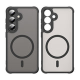 Husa de protectie Techsuit HaloFrost II MagSafe compatibil cu Samsung Galaxy S25 FE, Negru