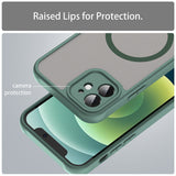 Husa de protectie Techsuit HaloFrost II compatibil MagSafe, compatibil cu iPhone 11, Verde